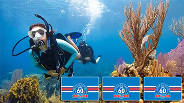 Atestat Scafandru Pachet SCUBA Family - 3 persoane