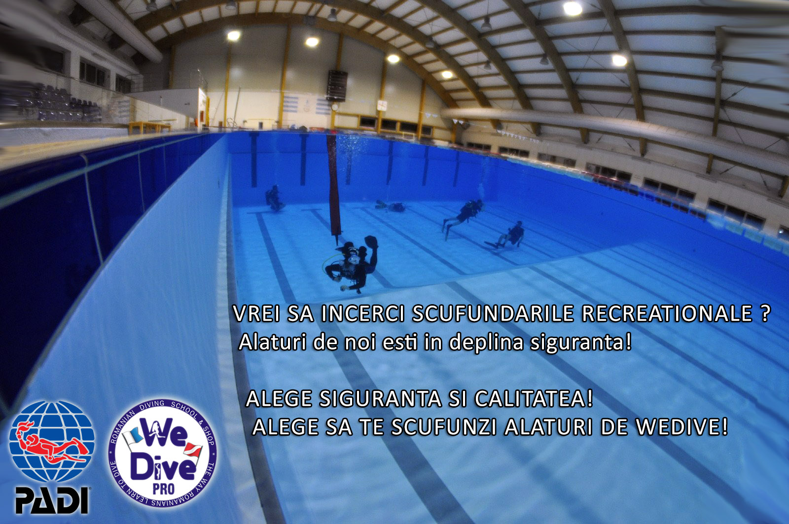 Scufundari la piscina - Scubadiving Bucuresti - SCUBA Otopeni